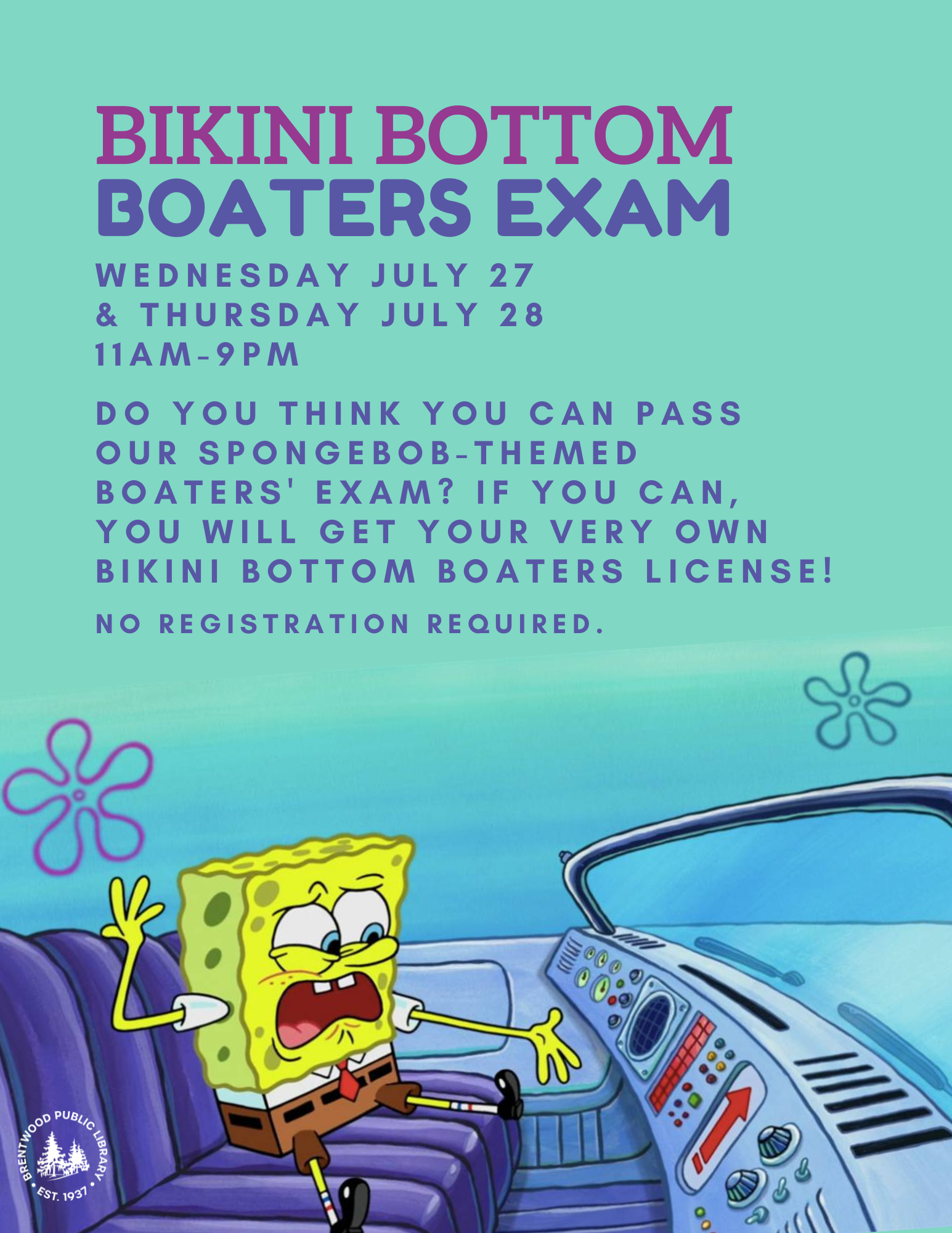Bikini Bottom Boaters Exam