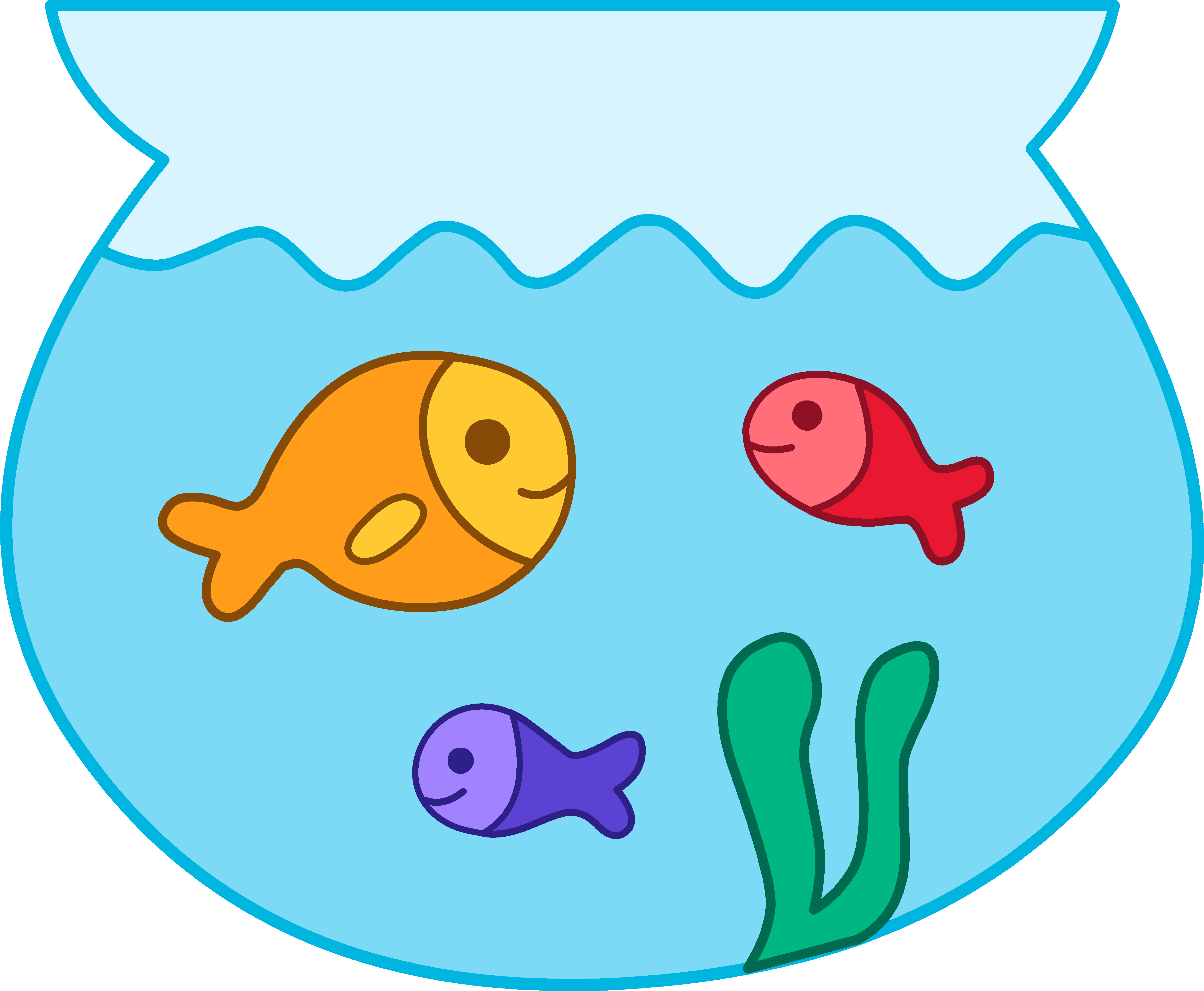 Fish bowl and Fish Clip Art by Teach Simple