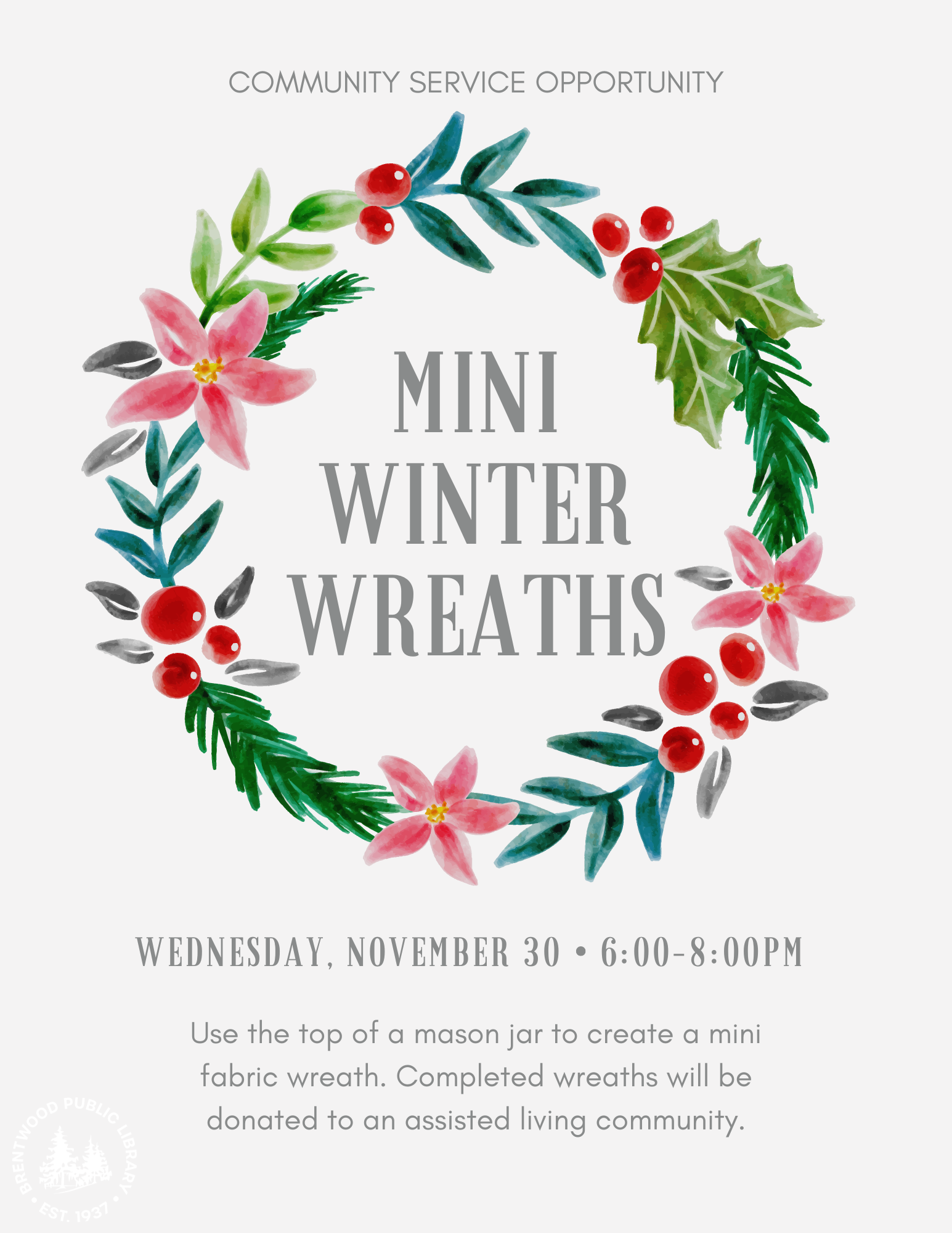 Mini Winter Wreaths 