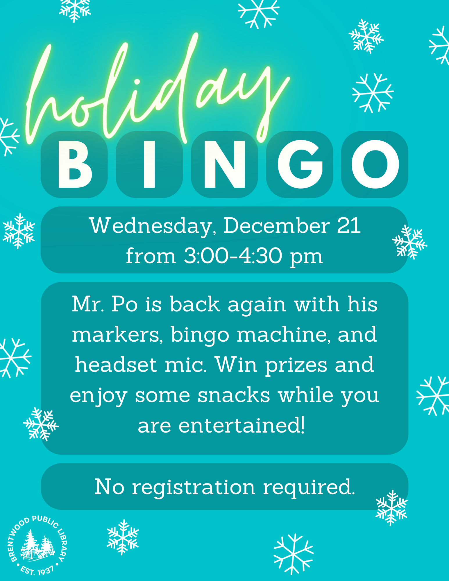 Holiday Bingo 