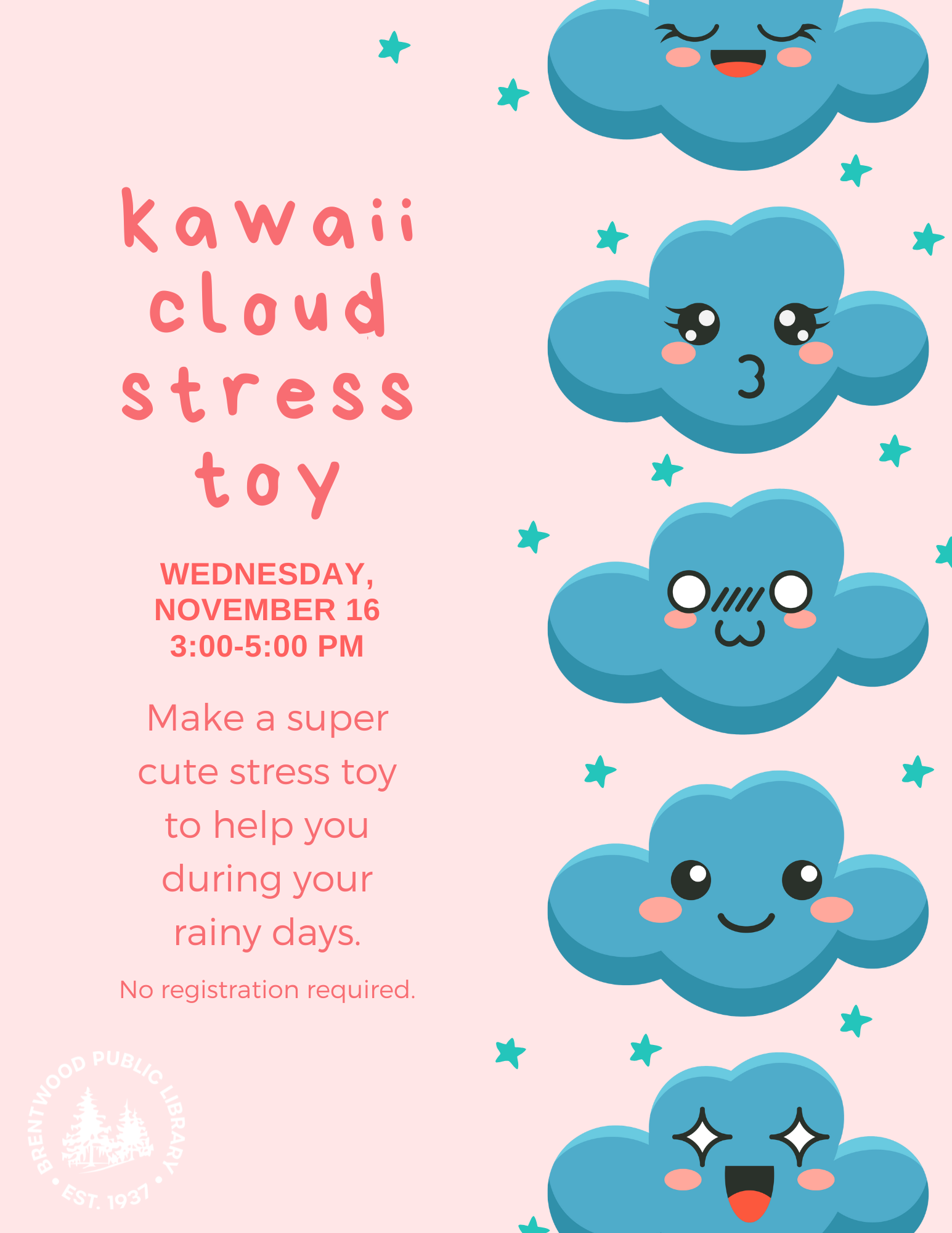 Kawaii Cloud Stress Toy 