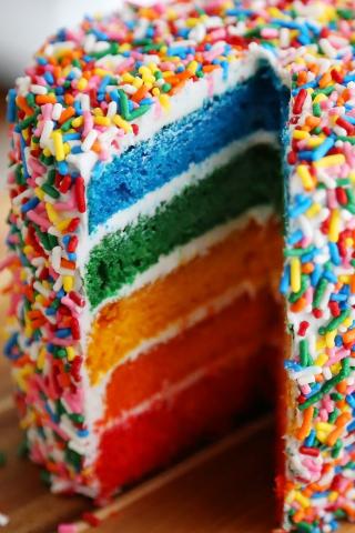 rainbow cake