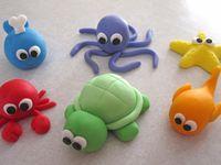 Clay Sea Creatures